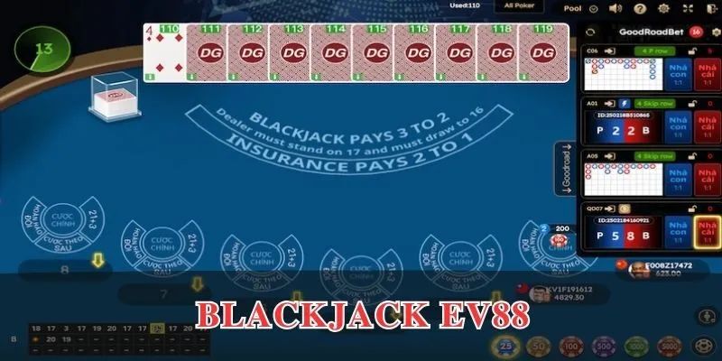 Blackjack EV88 - Game Bài Thú Vị, Hấp Dẫn Nhất 2025 1 blackjack ev88
